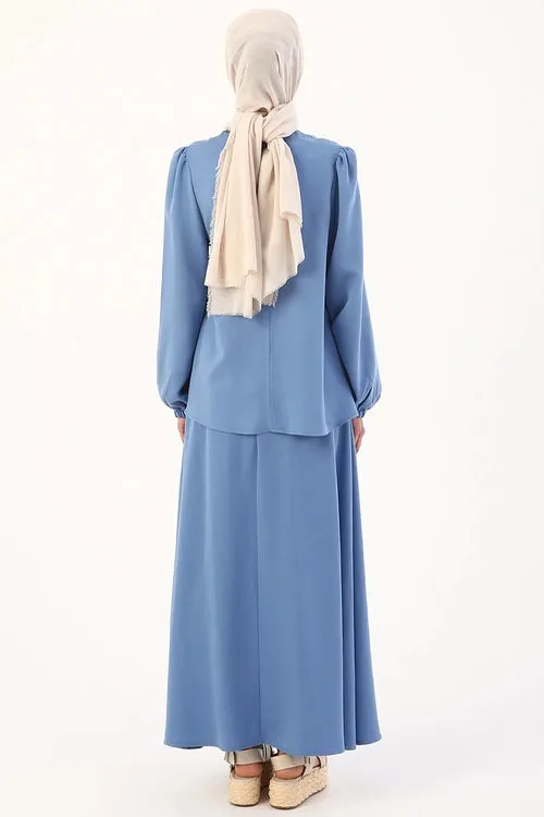 Sky Blue Maxi Set
