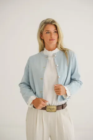 Stevie Cropped Denim Jacket