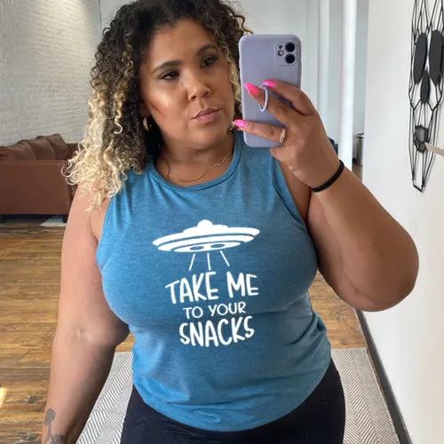 Take Me To Your Snacks Muscle Tank