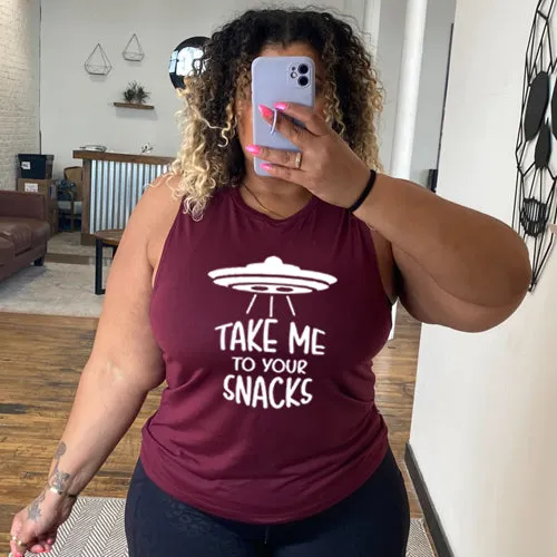 Take Me To Your Snacks Muscle Tank