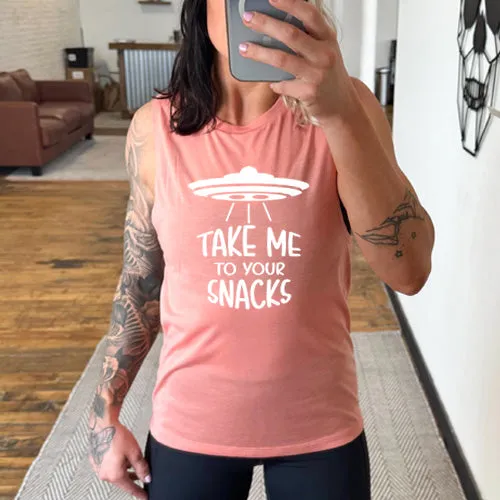 Take Me To Your Snacks Muscle Tank