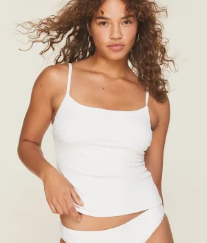 The Longline - Tank - Ribbed - Coconut