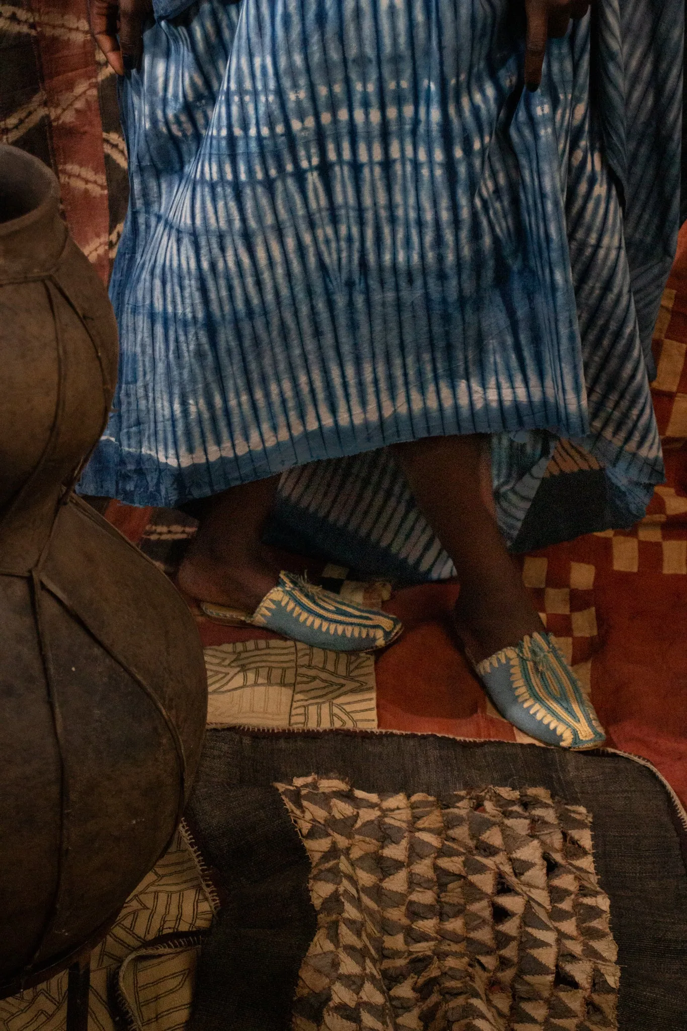 Tiei-Dye  Indigo Ghana Tunic