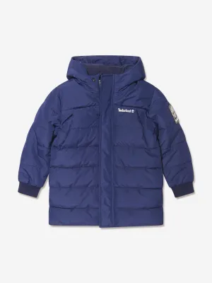 Timberland Boys Hooded Long Puffer Jacket