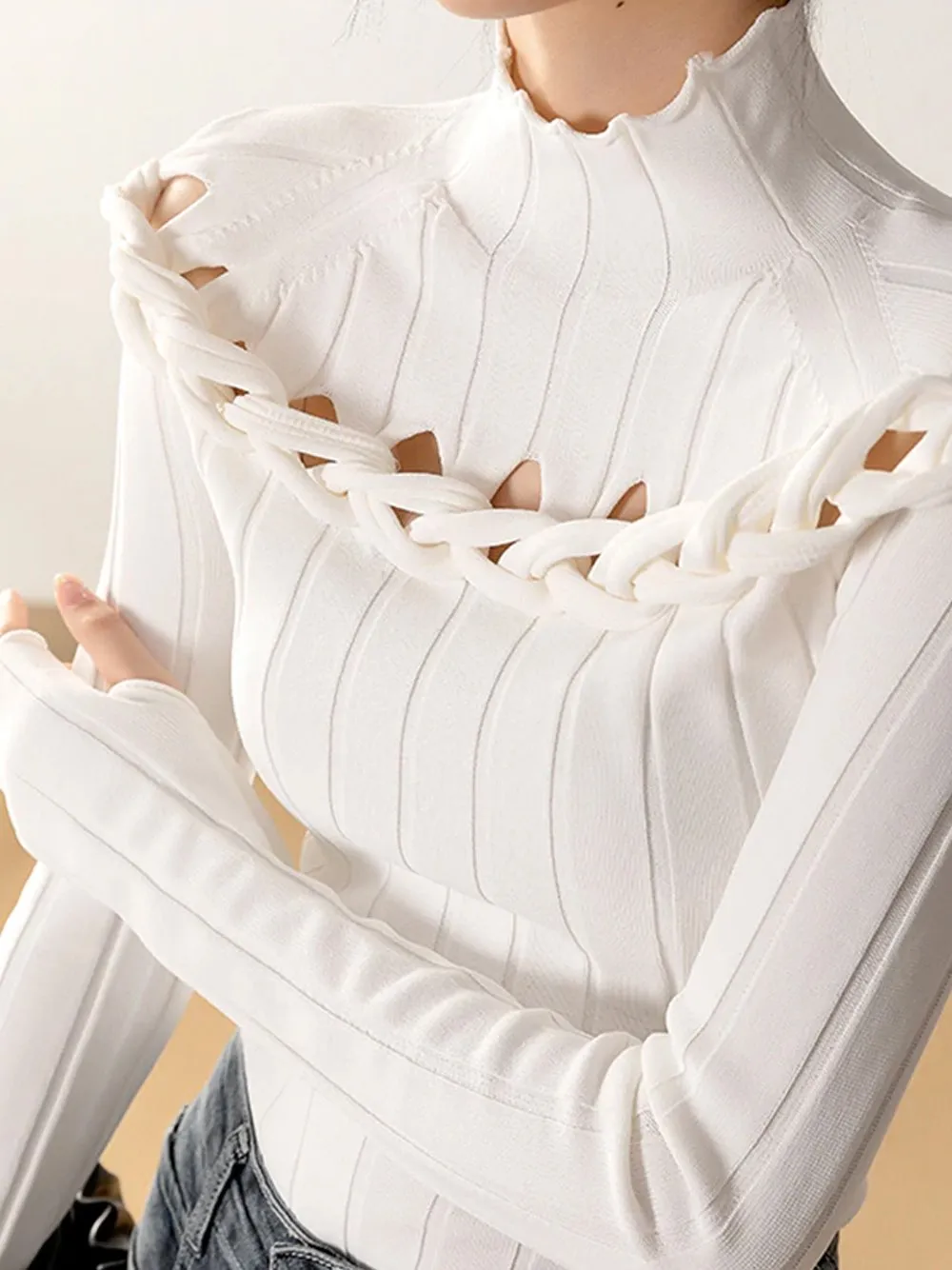 Turtleneck Top