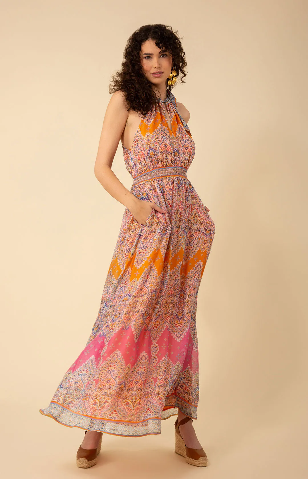 Vera Halter Maxi Dress