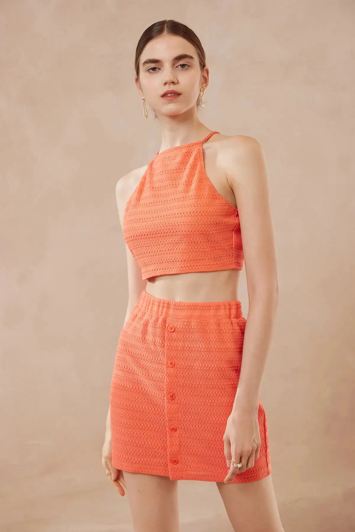 Women's Drawstring Ruched Tie Back Crop Camis Top
