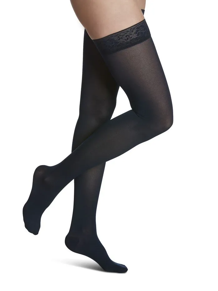 Womens Soft Opaque Thigh High 20-30mmHg Sensinnov GT